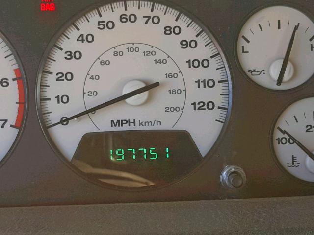 1J8GW58N82C175875 - 2002 JEEP GRAND CHER GRAY photo 8