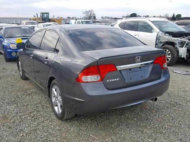 2HGFA1E6XBH511953 - 2011 HONDA CIVIC LX-S GRAY photo 3