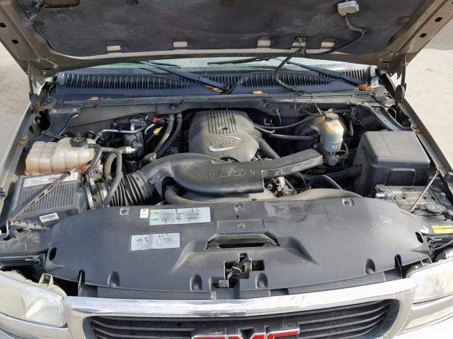 1GKEK13Z82R244224 - 2002 GMC YUKON GRAY photo 7