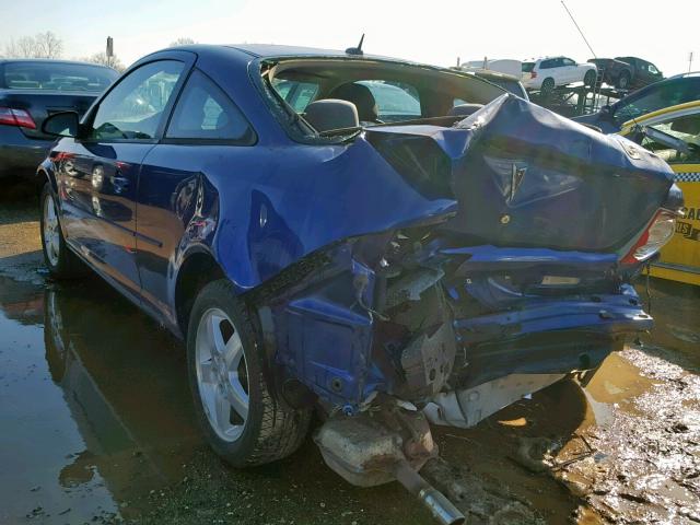 1G2AL18F577159581 - 2007 PONTIAC G5 BLUE photo 3