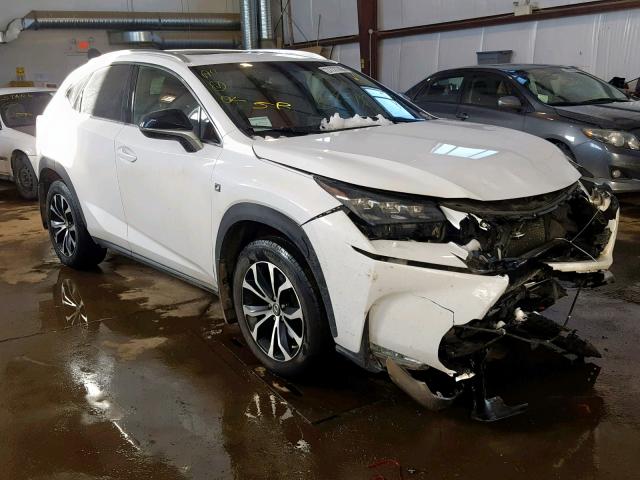 JTJBARBZ4G2078329 - 2016 LEXUS NX 200T WHITE photo 1