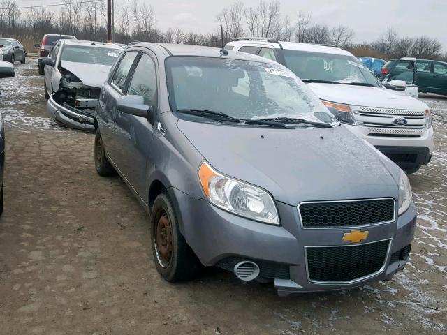 KL1TD6DE4AB131309 - 2010 CHEVROLET AVEO LS GRAY photo 1