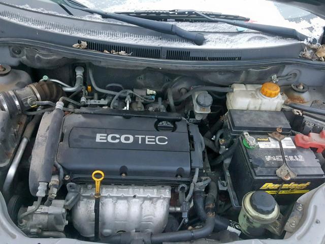 KL1TD6DE4AB131309 - 2010 CHEVROLET AVEO LS GRAY photo 7