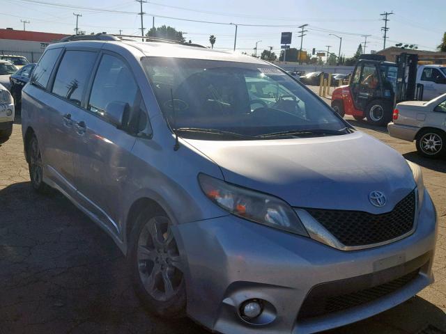 5TDXK3DCXCS191054 - 2012 TOYOTA SIENNA SPO SILVER photo 1