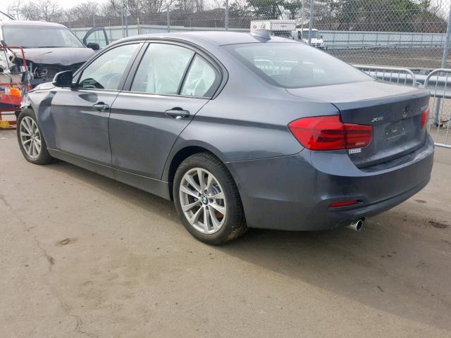 WBA8A3C59JA494781 - 2018 BMW 320 XI GRAY photo 3