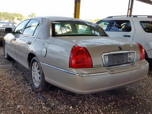 1LNHM81V66Y620745 - 2006 LINCOLN TOWN CAR S BEIGE photo 3