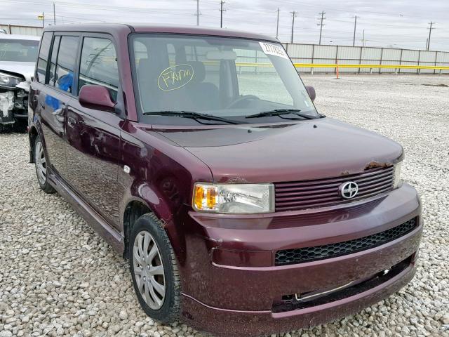 JTLKT324X50210425 - 2005 TOYOTA SCION XB BURGUNDY photo 1