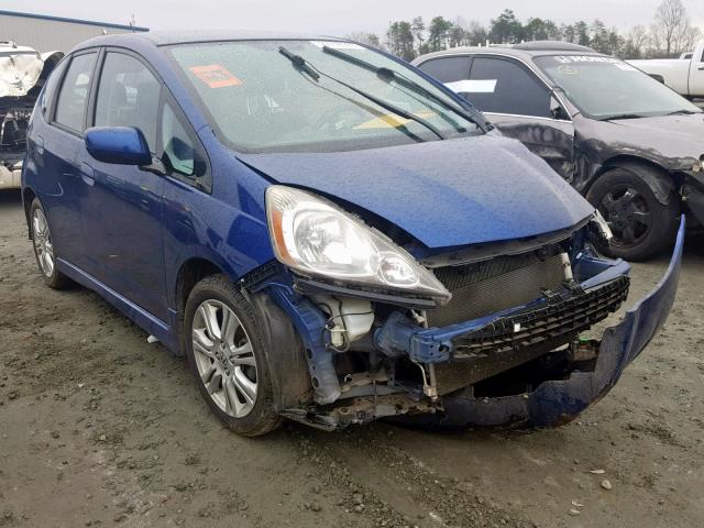 JHMGE88499C006394 - 2009 HONDA FIT SPORT BLUE photo 1