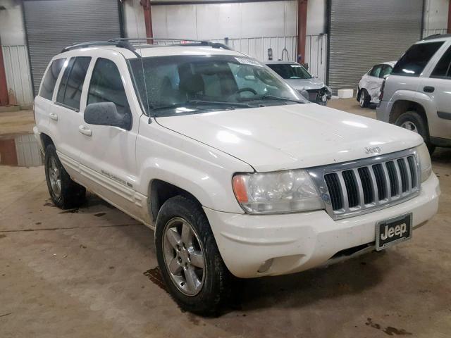 1J8GW58N24C129672 - 2004 JEEP GRAND CHER WHITE photo 1