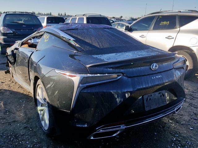 JTHHP5AY8JA003495 - 2018 LEXUS LC 500 BLACK photo 3