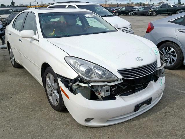 JTHBA30G955126130 - 2005 LEXUS ES 330 WHITE photo 1