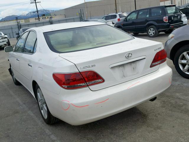 JTHBA30G955126130 - 2005 LEXUS ES 330 WHITE photo 3