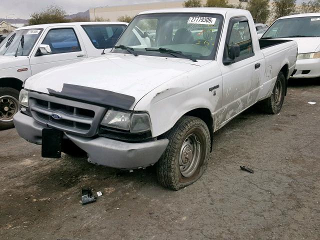 1FTYR10C0YPB31005 - 2000 FORD RANGER WHITE photo 2