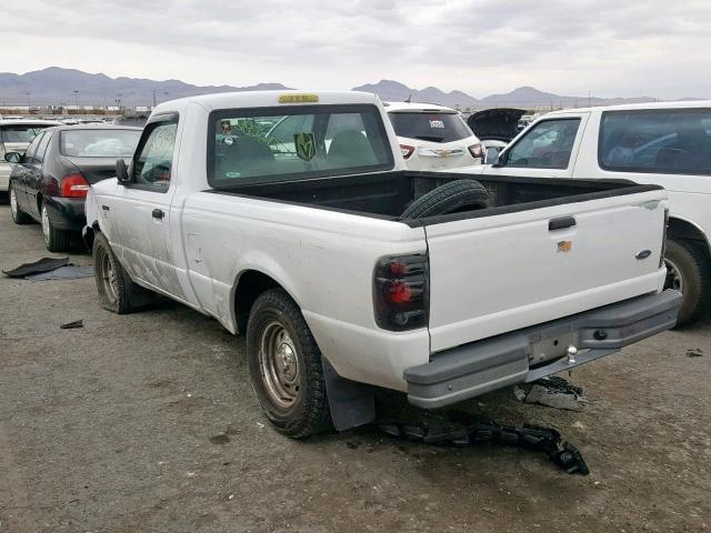 1FTYR10C0YPB31005 - 2000 FORD RANGER WHITE photo 3