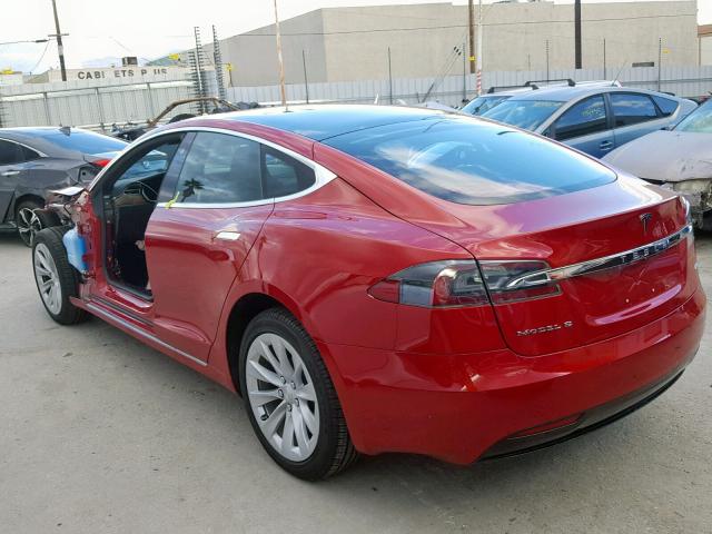 5YJSA1E29HF234205 - 2017 TESLA MODEL S Բորդո լուսանկար 3