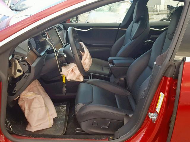 5YJSA1E29HF234205 - 2017 TESLA MODEL S Բորդո լուսանկար 5