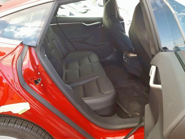 5YJSA1E29HF234205 - 2017 TESLA MODEL S Բորդո լուսանկար 6
