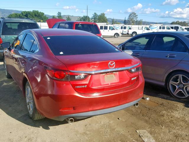 JM1GJ1U6XF1167436 - 2015 MAZDA 6 SPORT RED photo 3