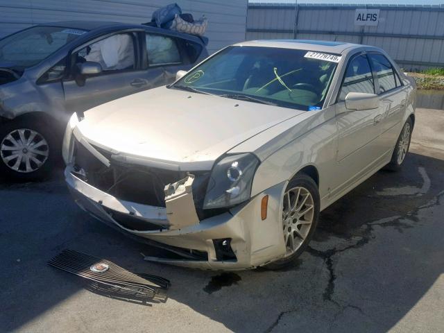 1G6DP577670193149 - 2007 CADILLAC CTS HI FEA CREAM photo 2