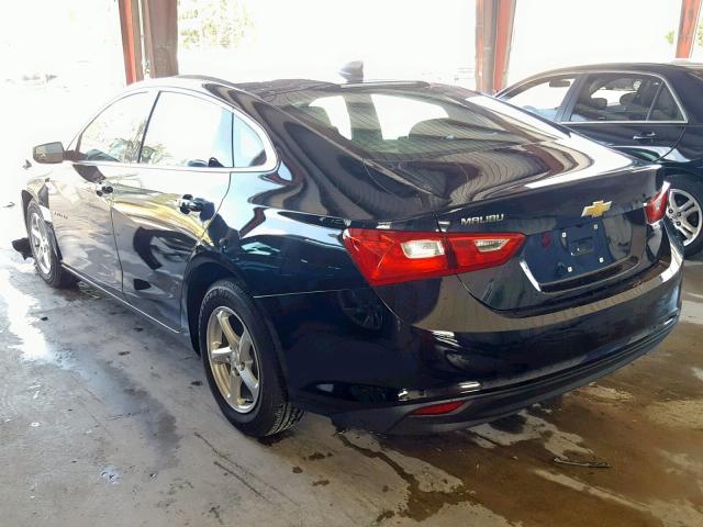 1G1ZB5STXJF212577 - 2018 CHEVROLET MALIBU LS შავი ფოტო 3