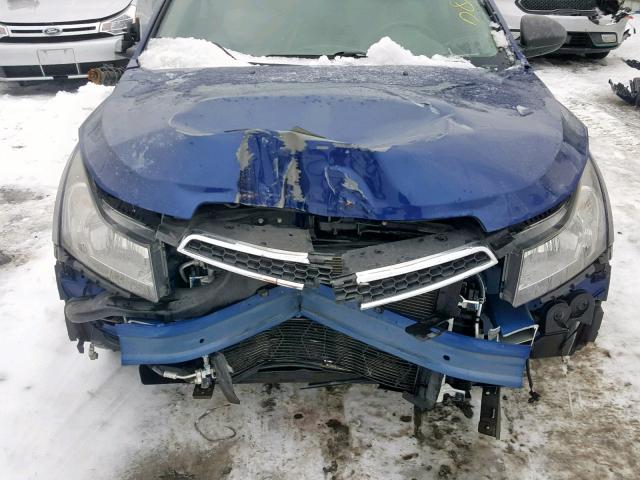 1G1PA5SH5D7221823 - 2013 CHEVROLET CRUZE LS BLUE photo 7