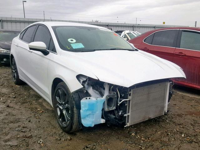 3FA6P0G79JR277715 - 2018 FORD FUSION S WHITE photo 1