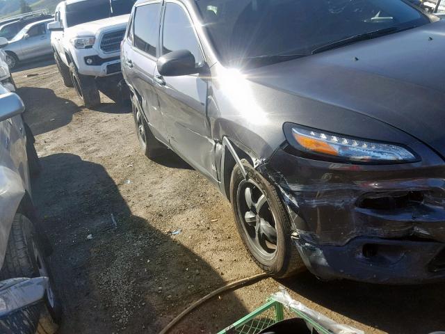 1C4PJLCS5GW135394 - 2016 JEEP CHEROKEE L GRAY photo 9