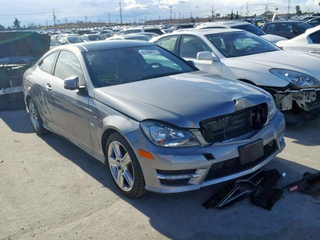 WDDGJ4HB3CF776493 - 2012 MERCEDES-BENZ C 250 SILVER photo 1