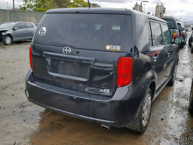 JTLKE50E091084075 - 2009 TOYOTA SCION XB BLACK photo 4