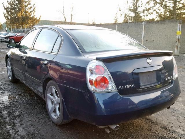 1N4BL11D05N491838 - 2005 NISSAN ALTIMA SE BLUE photo 3