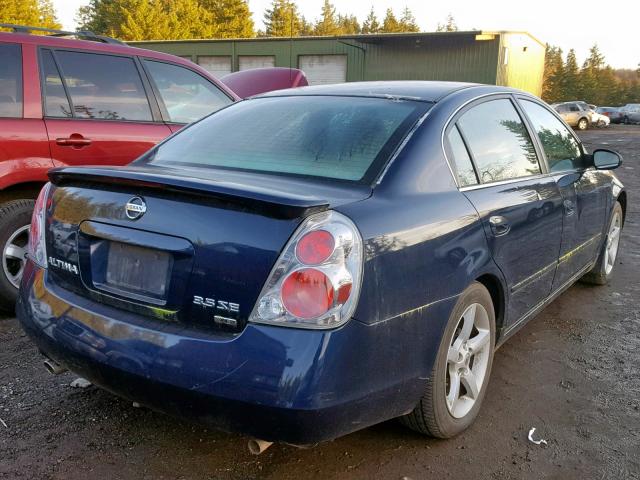 1N4BL11D05N491838 - 2005 NISSAN ALTIMA SE BLUE photo 4