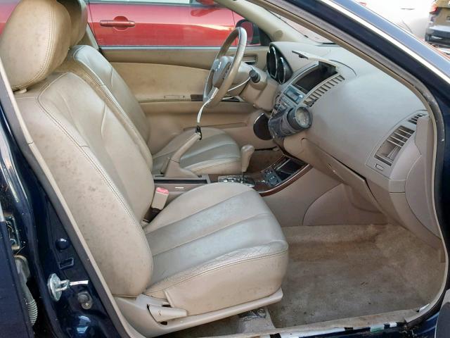 1N4BL11D05N491838 - 2005 NISSAN ALTIMA SE BLUE photo 5