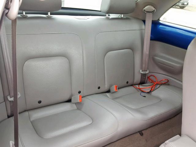 3VWCD31C34M413123 - 2004 VOLKSWAGEN NEW BEETLE BLUE photo 6