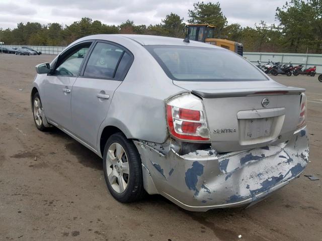 3N1AB61E07L715646 - 2007 NISSAN SENTRA 2.0 SILVER photo 3