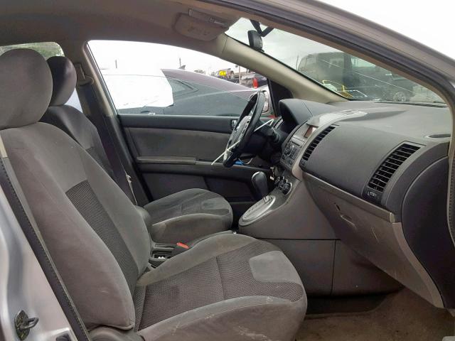 3N1AB61E07L715646 - 2007 NISSAN SENTRA 2.0 SILVER photo 5