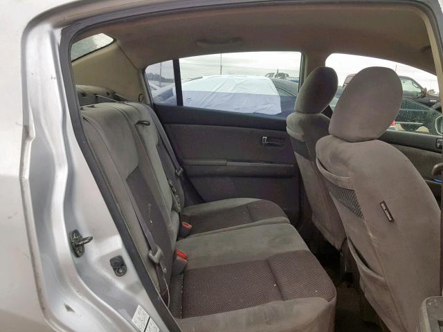 3N1AB61E07L715646 - 2007 NISSAN SENTRA 2.0 SILVER photo 6