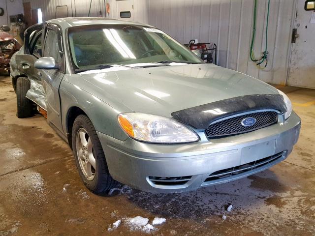 1FAFP56U37A135917 - 2007 FORD TAURUS SEL GREEN photo 1