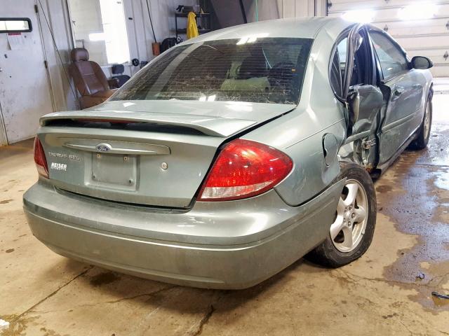 1FAFP56U37A135917 - 2007 FORD TAURUS SEL GREEN photo 4