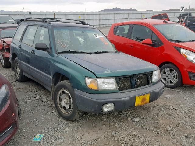 JF1SF6351YG707747 - 2000 SUBARU FORESTER L GREEN photo 1