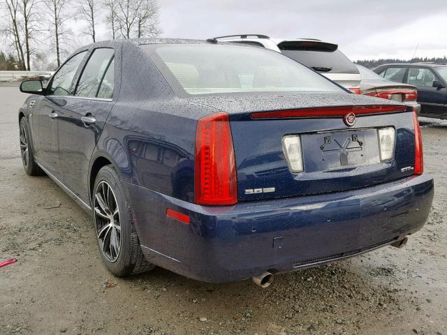 1G6DD67V780147876 - 2008 CADILLAC STS BLUE photo 3