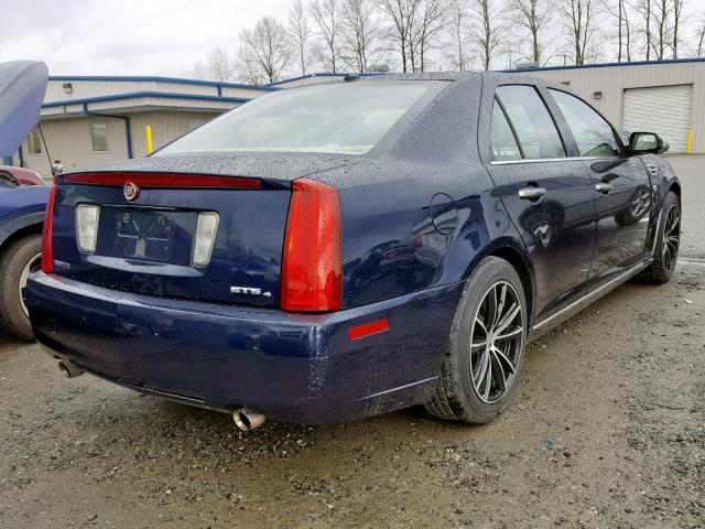 1G6DD67V780147876 - 2008 CADILLAC STS BLUE photo 4