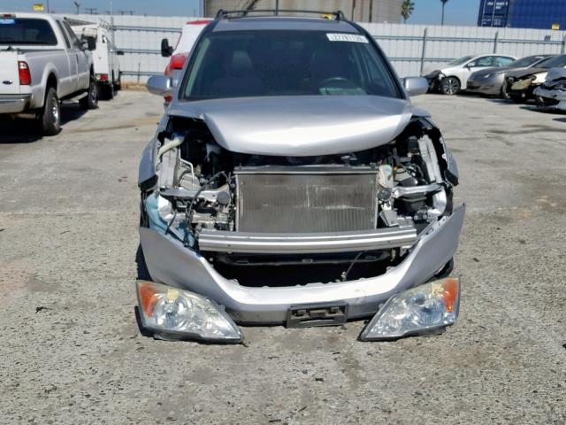 5J6RE3H77BL014808 - 2011 HONDA CR-V EXL SILVER photo 9