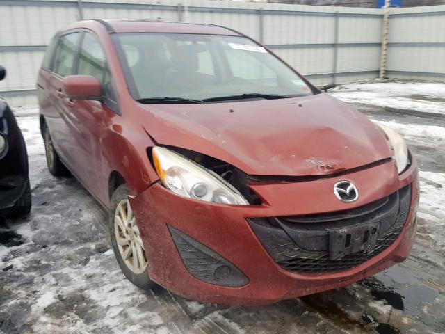 JM1CW2BL5C0110268 - 2012 MAZDA 5 BURGUNDY photo 1