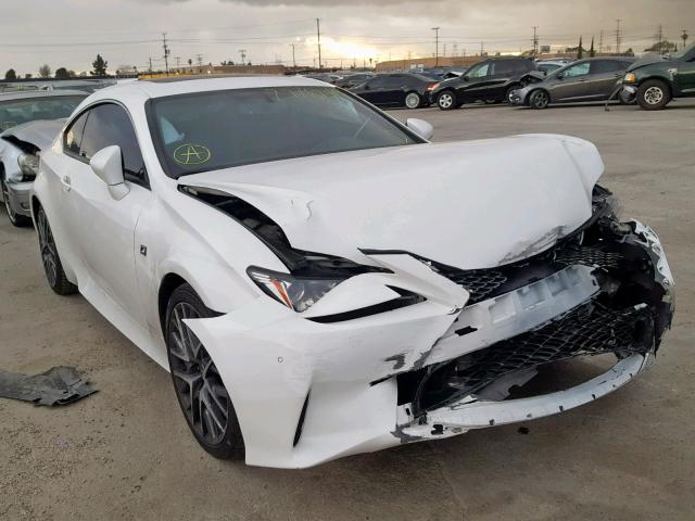 JTHHA5BC4G5001121 - 2016 LEXUS RC 200T WHITE photo 1