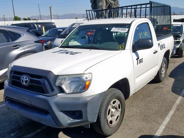 5TFNX4CN7DX027502 - 2013 TOYOTA TACOMA WHITE photo 2