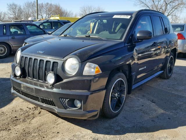 1J8FF47W58D510741 - 2008 JEEP COMPASS SP BLACK photo 2