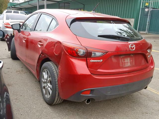 JM1BM1L72E1130262 - 2014 MAZDA 3 TOURING RED photo 3