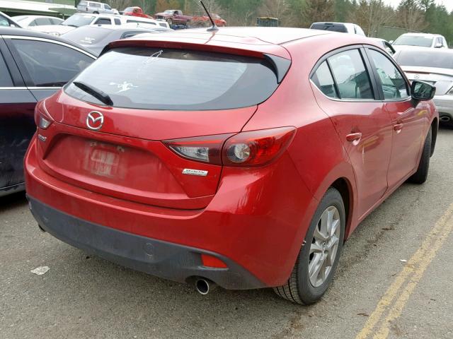 JM1BM1L72E1130262 - 2014 MAZDA 3 TOURING RED photo 4