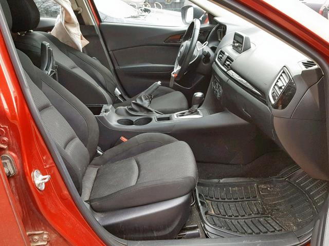 JM1BM1L72E1130262 - 2014 MAZDA 3 TOURING RED photo 5