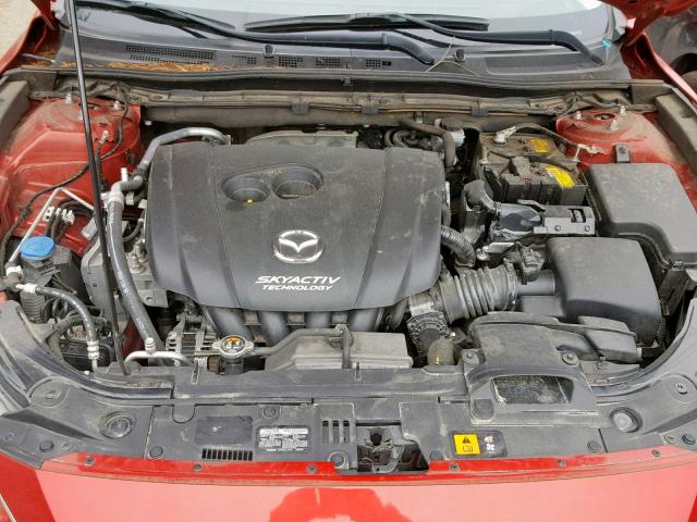 JM1BM1L72E1130262 - 2014 MAZDA 3 TOURING RED photo 7